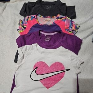 Nike Athletic Works Kids' Multicolor Graphic Athleisure Size 6 8 Piece Bundle
